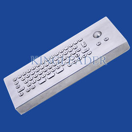 Escritorio compacta impermeable metal industrial teclado con trackball mini exportadores 