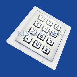 China Teclado de impermeável vandalproof numérico illuminated de montagem de painel com 12 teclas back-lit fábrica