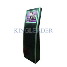 Freestanding touchscreen kiosk with SAW touchscreen and small foot print design  exporters