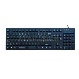 China IP68 Waterproof silicone rubber keyboard USB or PS/2 or USB+PS/2 Interface SKB-105 exporter