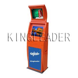 China Two  displays screen touch Kiosk Applications for airport, university, government building exporter