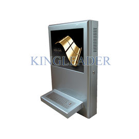 China Montagem de parede LCD touchscreen quiosque com Serra touchscreen e leve design exportador 