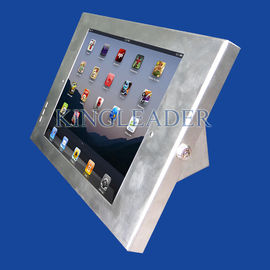 China Desktop iPAD touch screen kiosks enclosure with lockable mechanism exporter