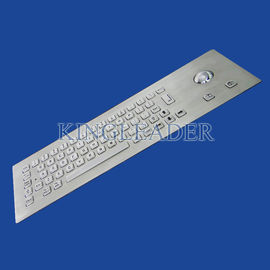 China Painel impermeável montagem industrial metal teclado com trackball optical exportador 