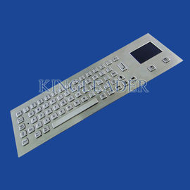 China Aço inoxidável robusto com 64 teclas personalizáveis viagem completo e integrado touchpad exportador 
