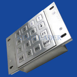 China 16 flush keys USB or PS2 Metal Numeric Keypad for gaming machines MKP91-16F exporter