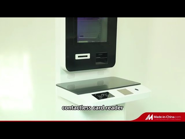 Customizalbe Ticketing kiosk with thermal printer and contactless cardreader