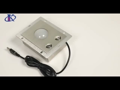 Panelmount Industrial Rugged Metal Stainless Steel Trackball