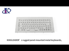 304 Stainless Steel Industrial Mini Keyboard High Vandal-Proof With 64Keys