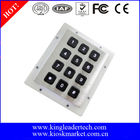 Stainless Steel Backlit 12 Key Numeric Keypad With Matrix 3x4