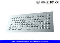 Rugged Panel Mount Stainless Steel  Keyboard with 12 Function Keys , CE / FCC