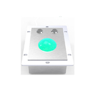 Waterproof Industrial Trackball Mouse 50mm Resin Light Ball Panel Mount Trackball