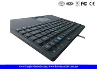 Rubber Computer Industrial Desktop Keyboard With 12 Function Keys And Touchpad