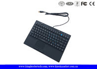 Rubber Computer Industrial Desktop Keyboard With 12 Function Keys And Touchpad