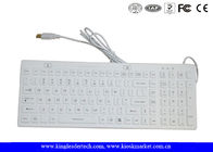 Desktop IP68 Rubber Waterproof Keyboard with Function Keys and Backlight