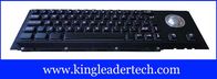 Black Cherry Mechanical Keyswitch Metal Panel Mount Keyboard With Trackball