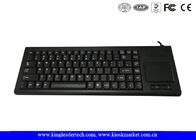87 Keys Plastic Industrial Keyboard with Optical Touchpad , USB or PS / 2