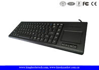 87 Keys Plastic Industrial Keyboard with Optical Touchpad , USB or PS / 2