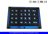 Illuminated Industrial Numeric Keypad Panel Mount With 6x4 Matrix Keys