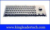 Cherry Key Switch Kiosk Rugged Trackball Keyboard IP65 Panel Mounting
