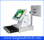 Red POS / Cash Register Touch Terminal , LCD TFT Monitor Touchscreen 15