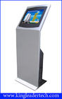 LCD Display Floor Standing Touch Screen Kiosk Durable Steel Enclosure Self Service Kiosk