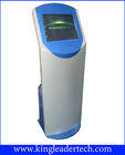 19 inch custom self service kiosk with customizable components like barcode scanner
