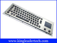 Customizable Illuminated Metal Keyboard High Resistant With Integrated Touchpad