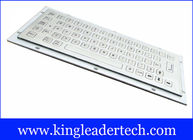 Stainless Steel Industrial Mini Keyboard IP65 With 64 Short Travel Keys