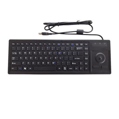 Buy Waterproof IP65 Industrial Keyboard with 87 Keys and Mini Trackball for Harsh Environments online manufacture