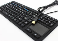 Backlight Silicone Rubber Keyboard IP68 With Touchpad F1-F12 Function Keys