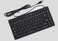 IP68 Fully Sealed Silicone Keyboard Mini Size USB Interface With Illuminated Backlit
