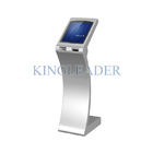Slim Touch Screen Stand Alone Kiosk Anti-glare For Government Building