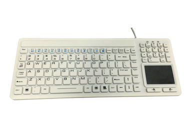 Desktop Mount IP68 Antimicrobial Waterproof Keyboard 107 Keys