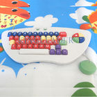 Spill-proof and washable children color keyboard with oversize keys K-800
