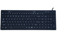 106 Keys IP68 Waterproof Disinfectable Keyboard Silicone Rubber