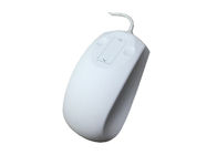 USB2.0 White Optical Silicone Mouse IP68 EMC With Comfortable Shape