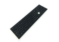 103 Keys Electroplated Black Industrial Metal Keyboard 20mA 38mm Trackball
