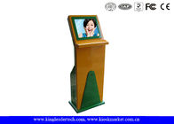 Interactive Anti-Glare Touch Screen Freestanding Kiosk For University Building Theater Shop