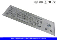 Vandal Proof Stainless Steel Industrial Computer Keyboard With 64 Keys
