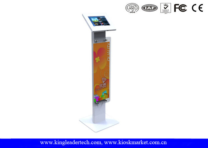 10 1 Inch Floor Stand Tablet Kiosk Mount With Key Locking For Advertising