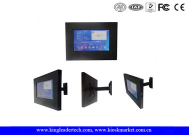Rugged Android Tablet Displaying iPad Kiosk Floor Stand 10.1 Samsung Tablets