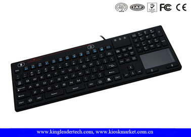 Backlight 106 Keys Waterproof Silicone USB Keyboard Lightweight