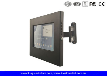 Rugged Ipad Security Kiosk Swing Arm Plastic Enclosures For Electronics