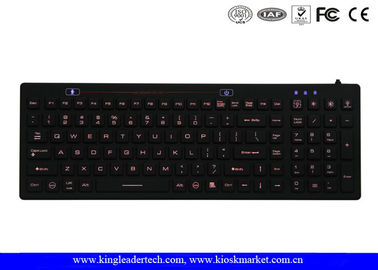 IP68 Backlit Washable Silicone Keyboard With On / Off Switch and12 Function Keys