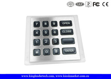 4x4 Matrix water resistant Backlit Metal Keypad with 11Pin Connector