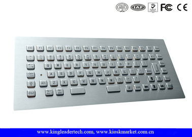 Rugged Panel Mount Stainless Steel  Keyboard with 12 Function Keys , CE / FCC