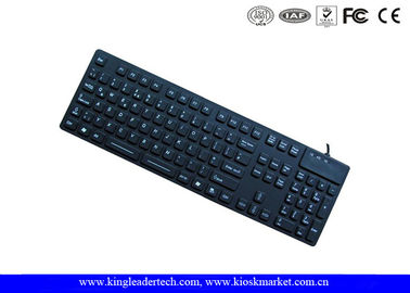 Medical Grade IP68 105 Keys rubber keyboard , Industrial Use sealed keyboard