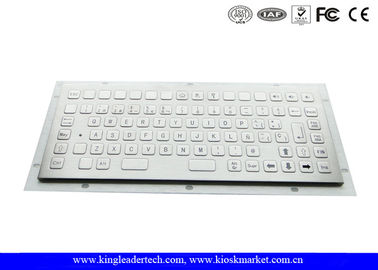 86 Flush Keys compact metal computer keyboard 12 Function Keys