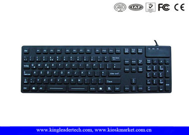 Desk Top Waterproof Silicone Keyboard F1 - F12 Function Keys and Numeric Keys